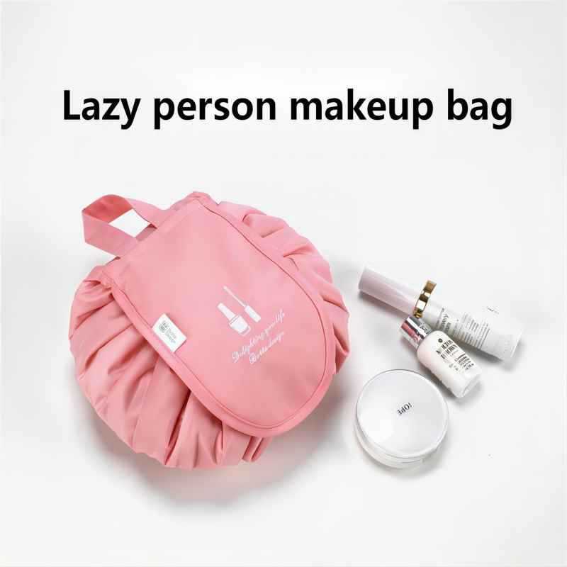 Lazy Drawstring Makeup Bag