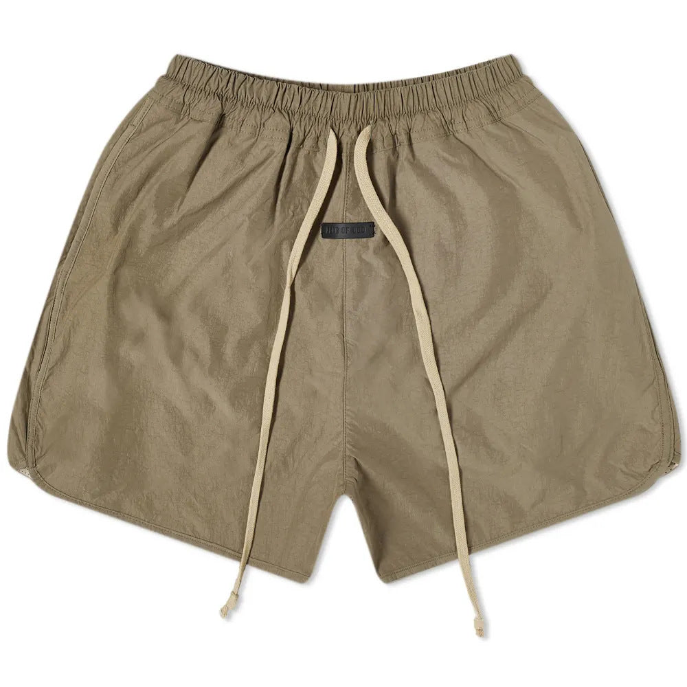 Unisex High Street Loose Five-point Sports Pants