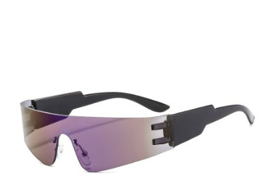 Monocle Punk Frame Color Fashion Glasses