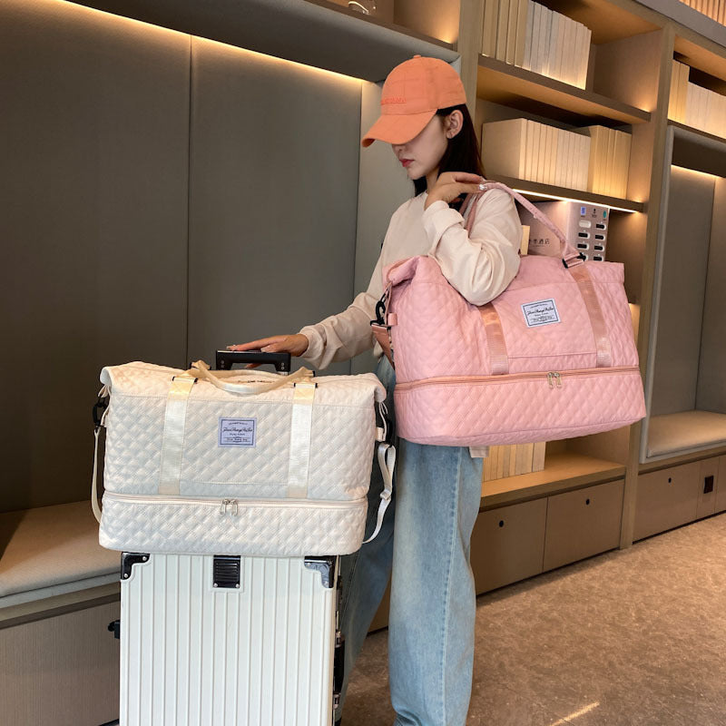 Travel Duffle Bags with Dry And Wet Separation