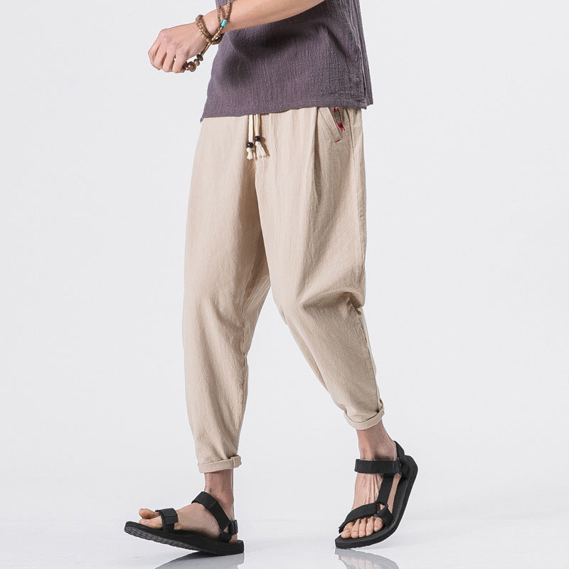 Nine-point Harem Pants