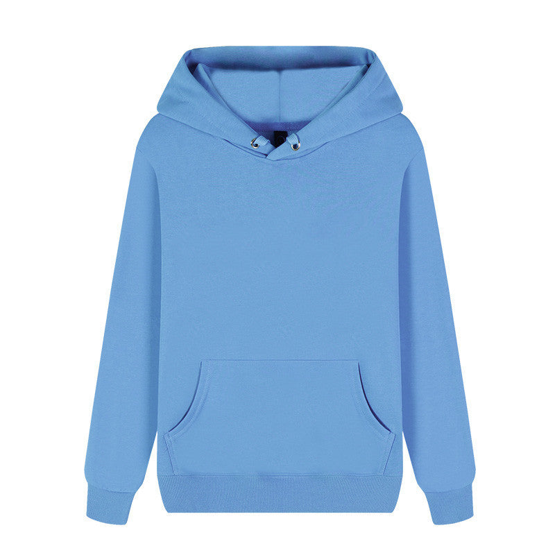 Plain Solid Colour Hoodie Jackets