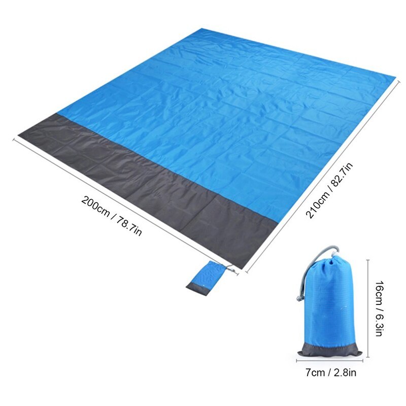 Portable Waterproof Picnic Mat & Beach Pocket Blanket