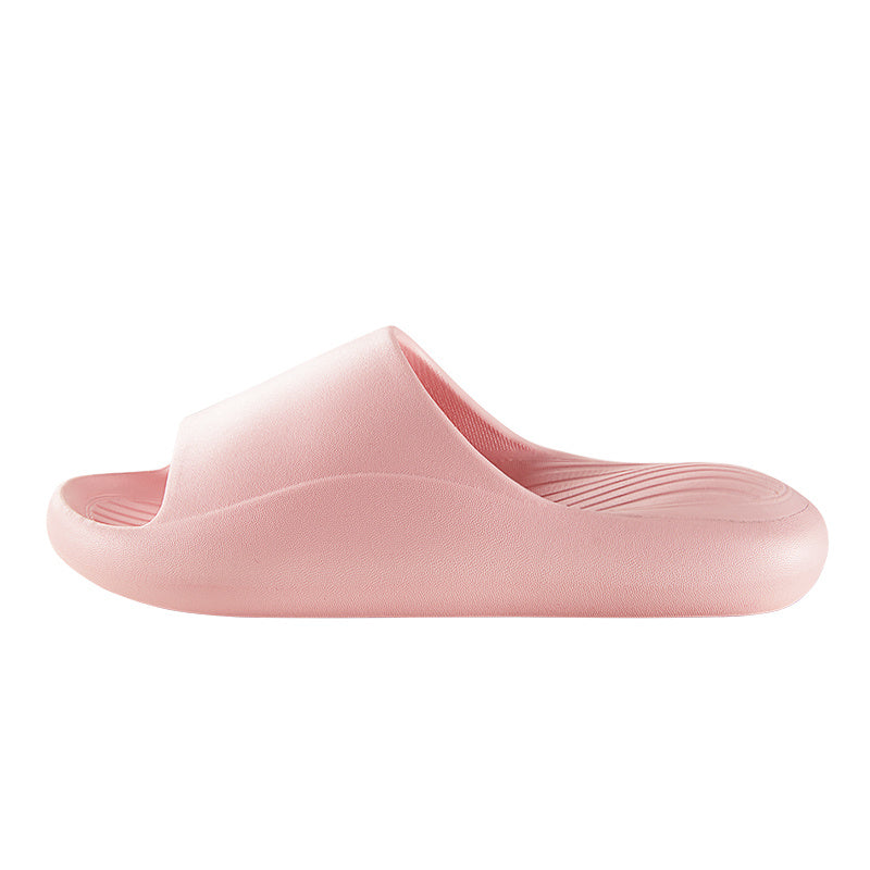Simple Solid Color Thick Slippers