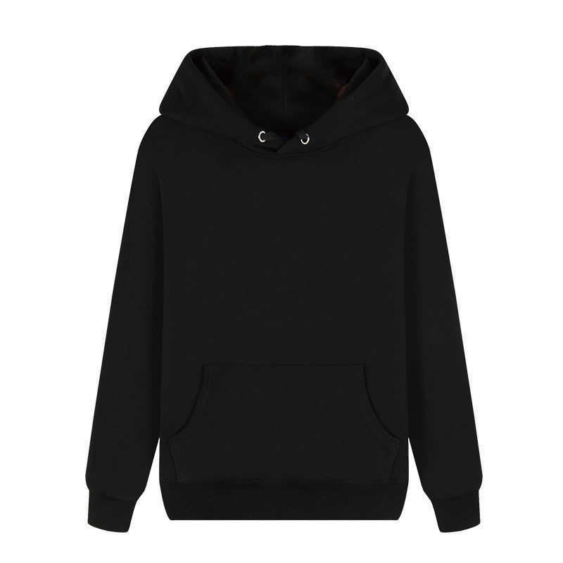 Plain Solid Colour Hoodie Jackets