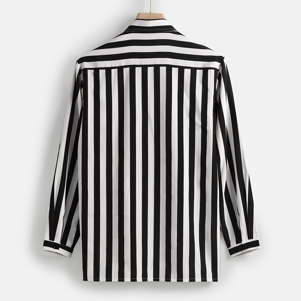 Long Sleeve Summer Striped Shirt