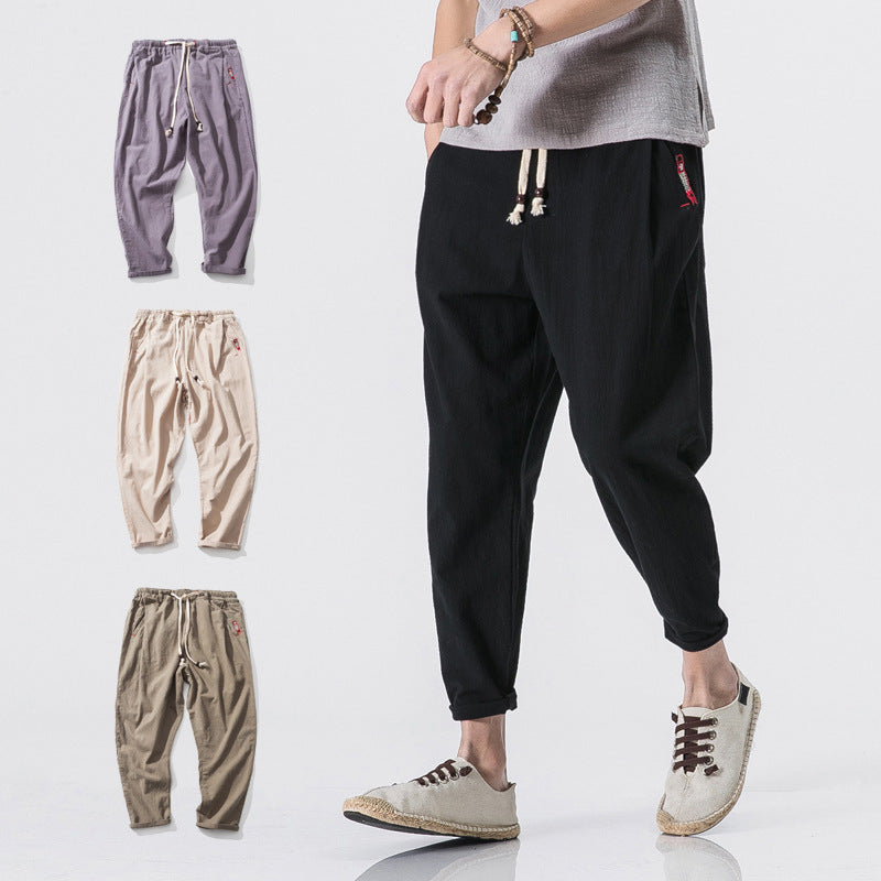 Nine-point Harem Pants