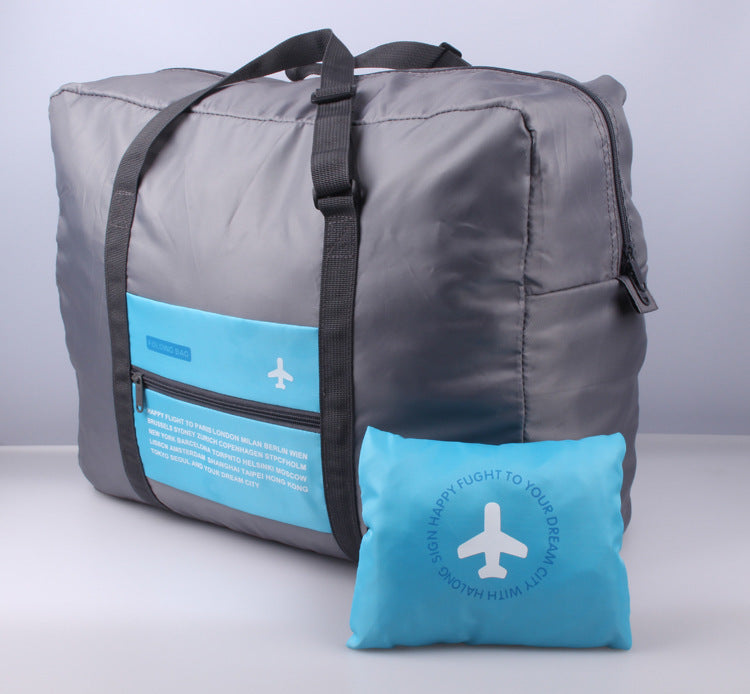 Large Capacity Foldable Travel Bag Nylon Waterproof Duffel Bag