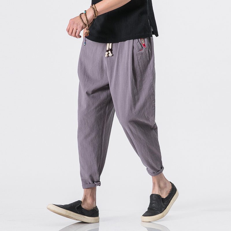 Nine-point Harem Pants