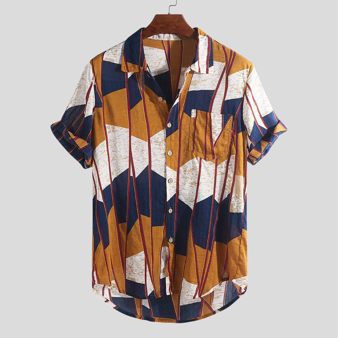 Multi-Coloured Loose Fit Shirt