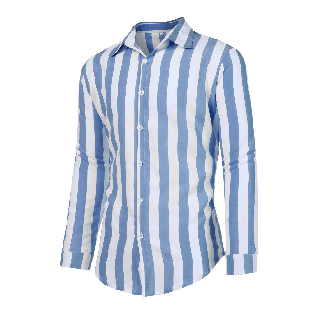 Long Sleeve Summer Striped Shirt