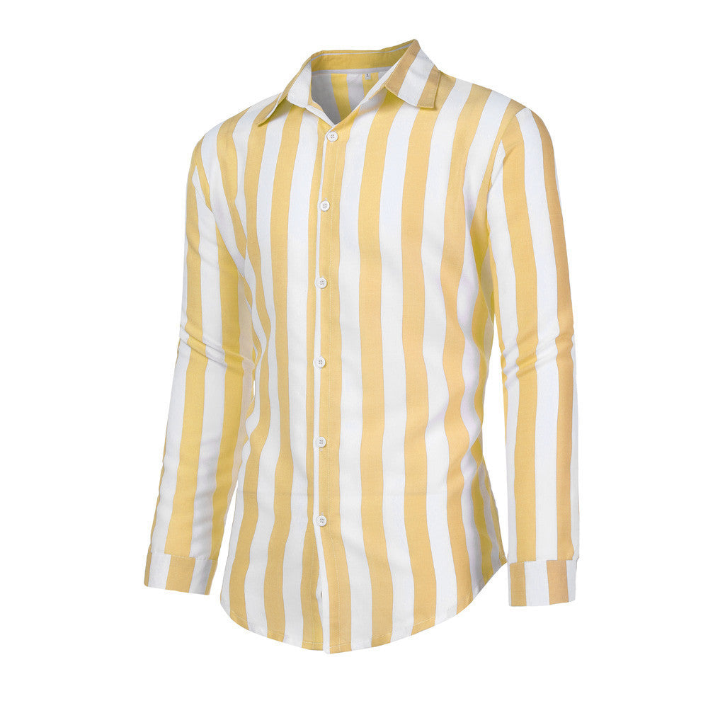 Long Sleeve Summer Striped Shirt