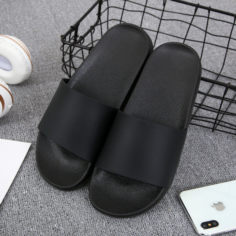 Black White Non-slip Slides