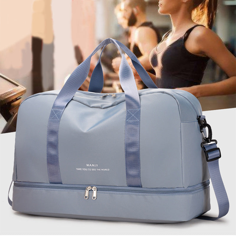 Dry & Wet Expandable Shoulder Travel Bag
