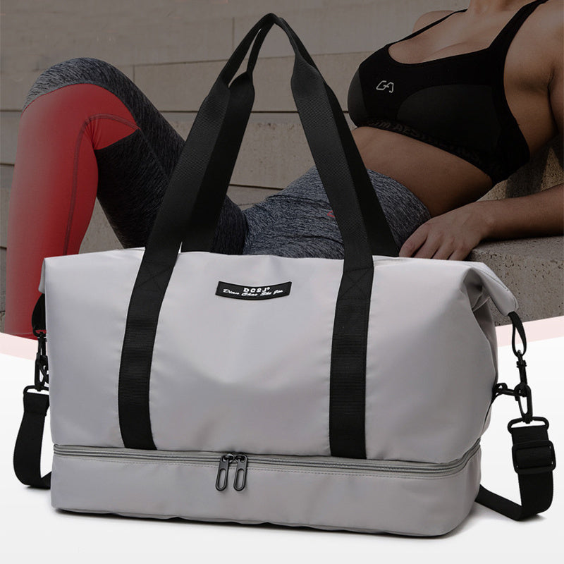 Travel Duffle Bag With Shoes Compartment
