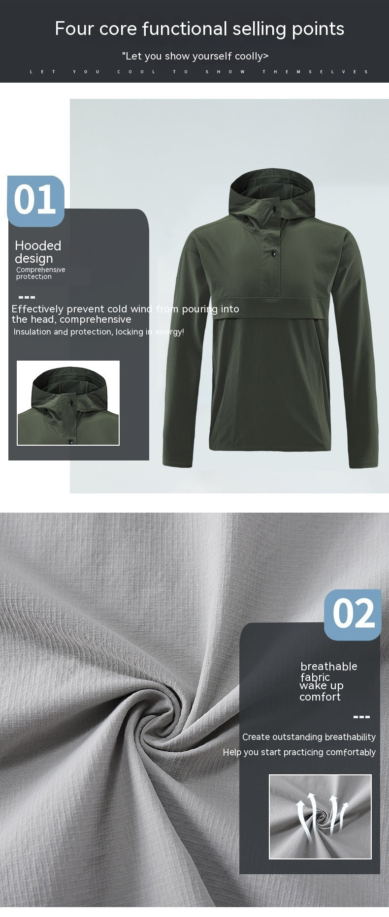Outdoor Casual Windbreaker