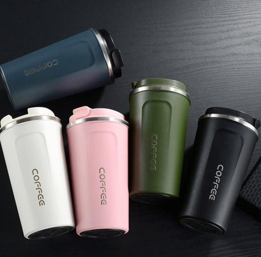 Travel Buddy: Stainless Steel Thermal Coffee Mug