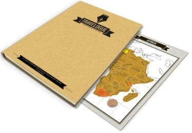 Scratch Map Travel Log Adventure Diary