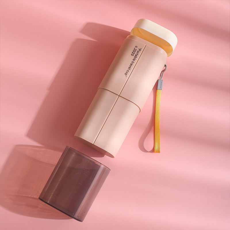 Portable Travel Two-Tone Toothbrush Storage Box