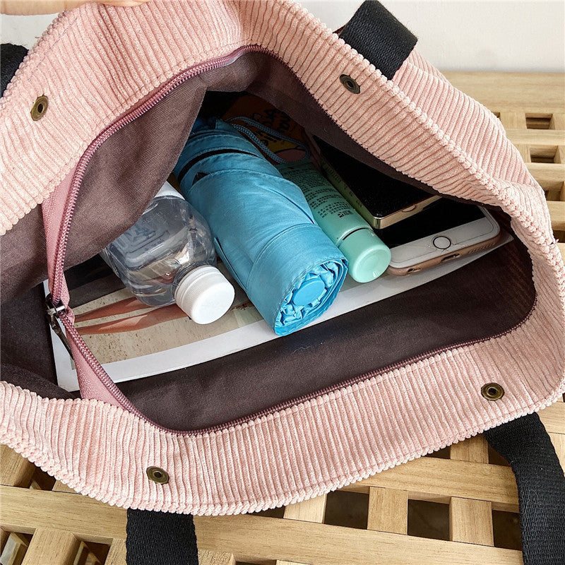 Fashionable large capacity tote bag
