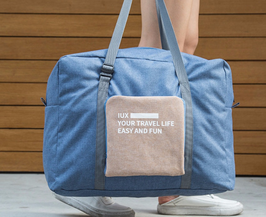 Large Capacity Foldable Travel Bag Nylon Waterproof Duffel Bag