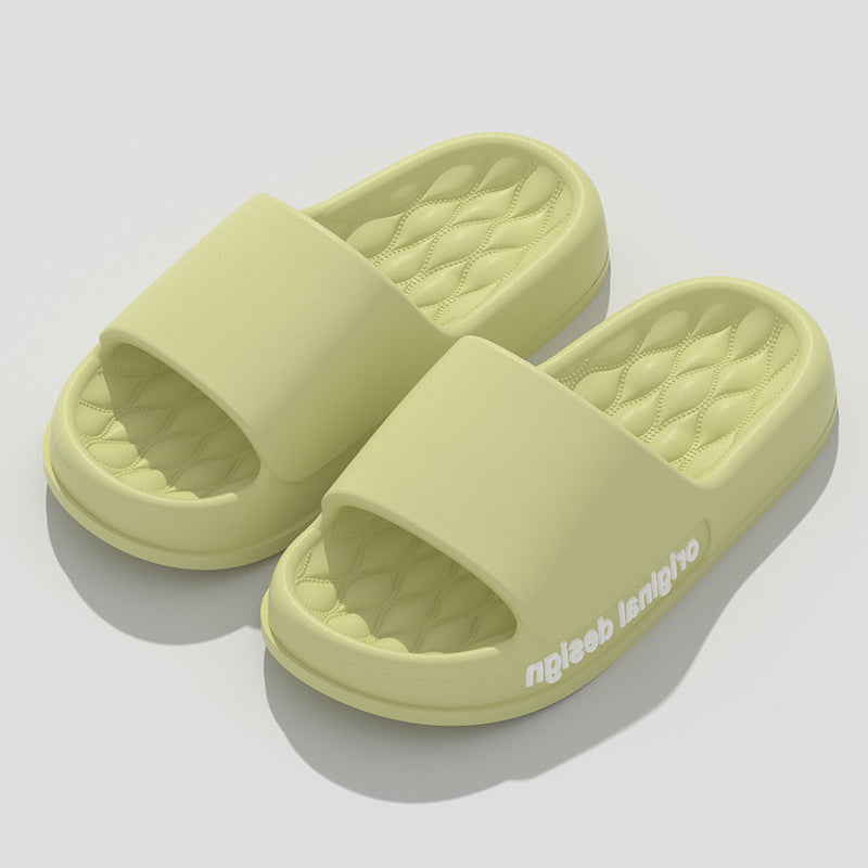 Simple Comfy Thick Non-slip Slippers