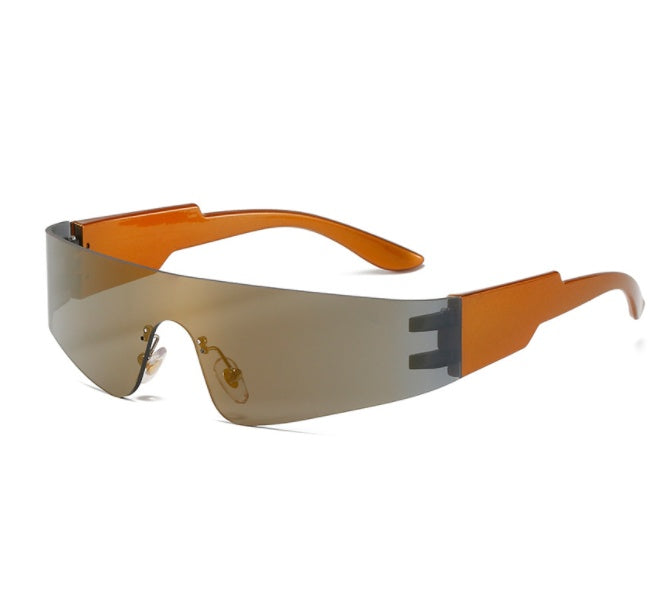 Monocle Punk Frame Color Fashion Glasses