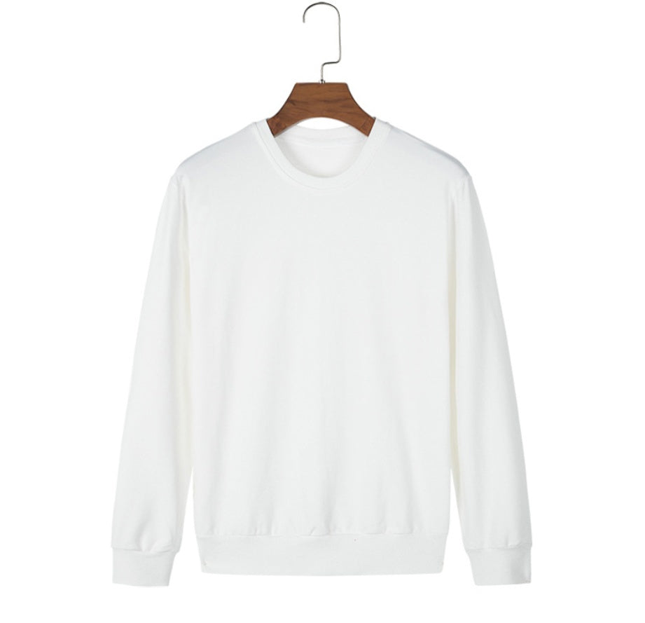Simple Plain Cotton Sweatshirt