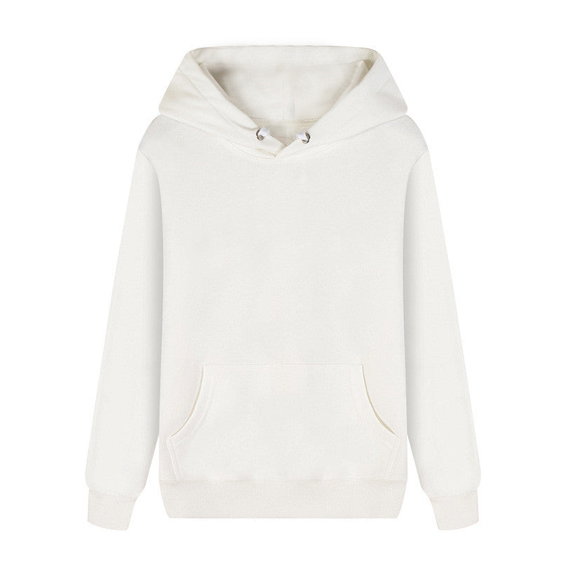 Plain Solid Colour Hoodie Jackets