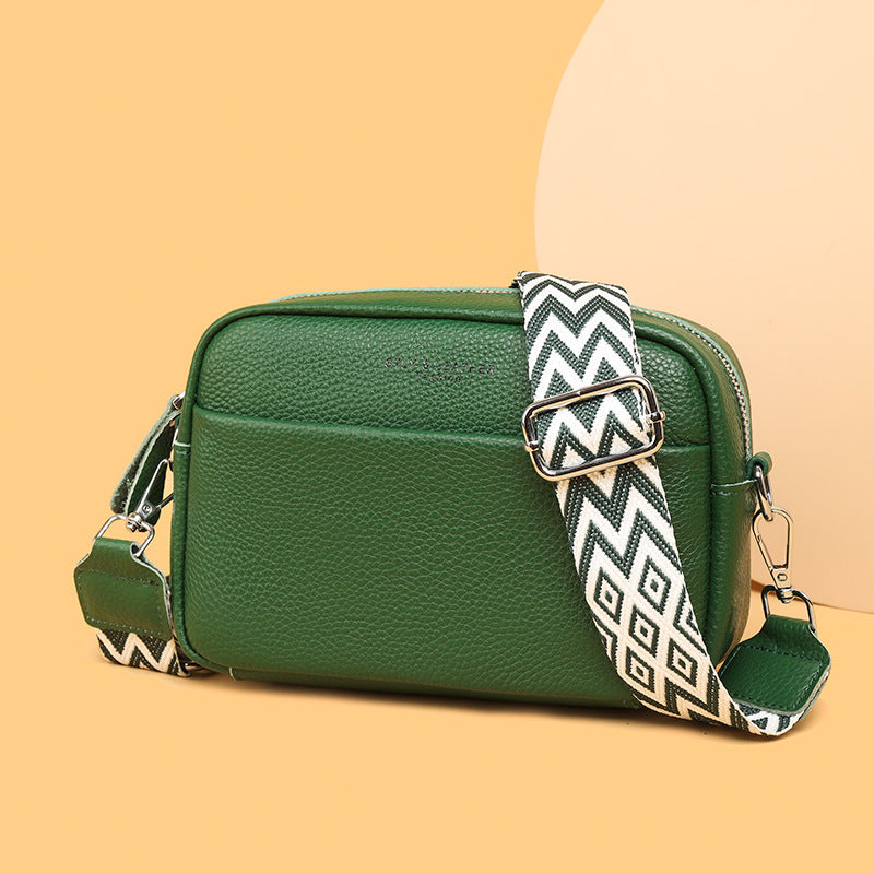 Fashion Shoulder Crossbody Bags With Rhombus Embroidered Wide