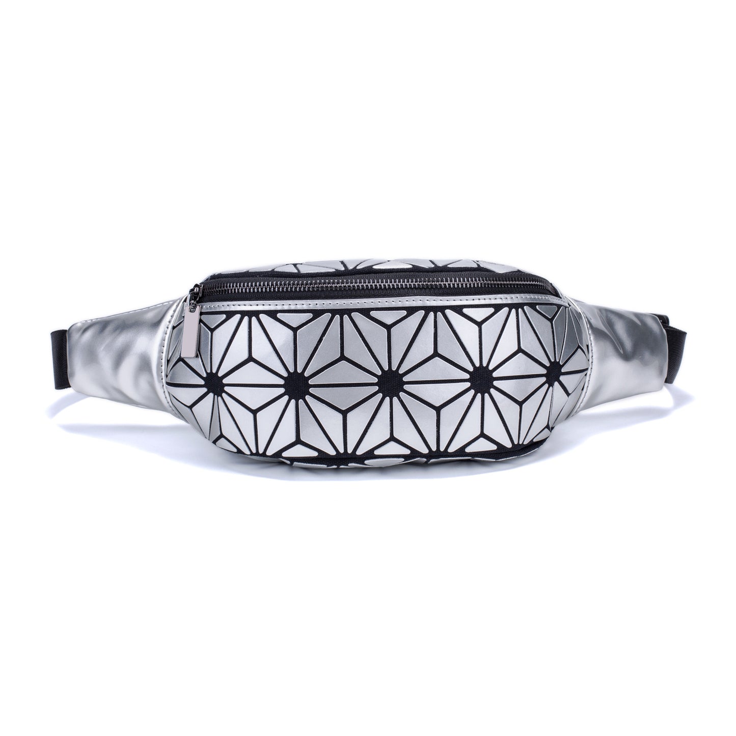 Geometry Patterned Waist Bag