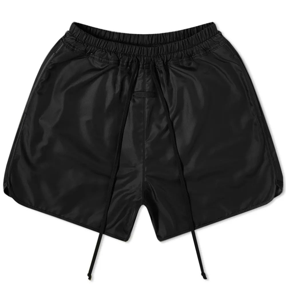 Unisex High Street Loose Five-point Sports Pants