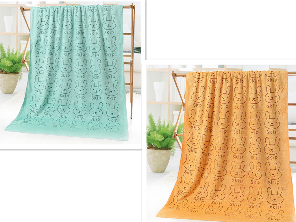 Cartoon print beach towel
