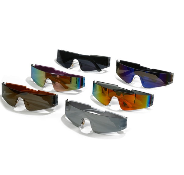 Monocle Punk Frame Color Fashion Glasses