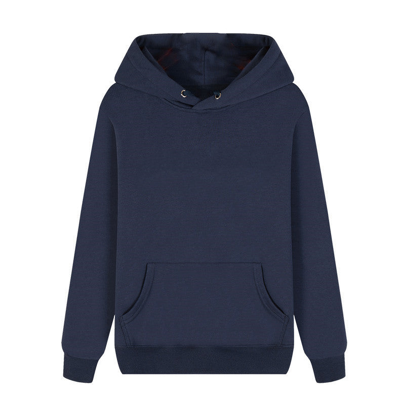 Plain Solid Colour Hoodie Jackets