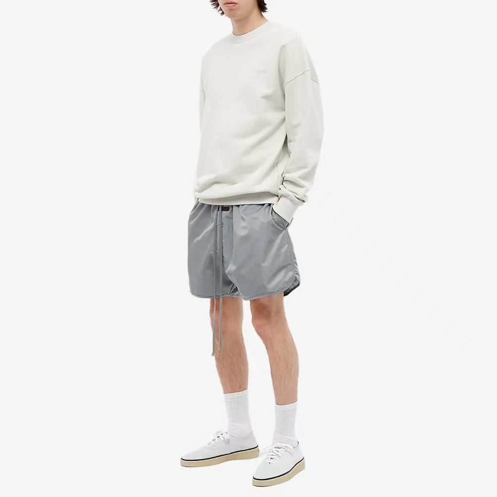 Unisex High Street Loose Five-point Sports Pants