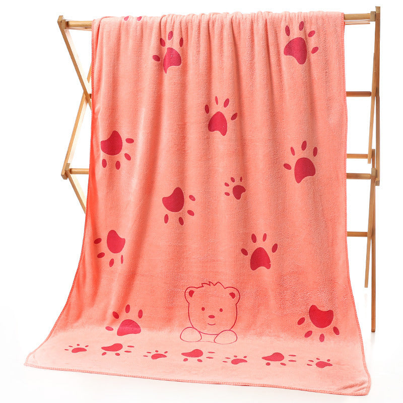 Cartoon print beach towel