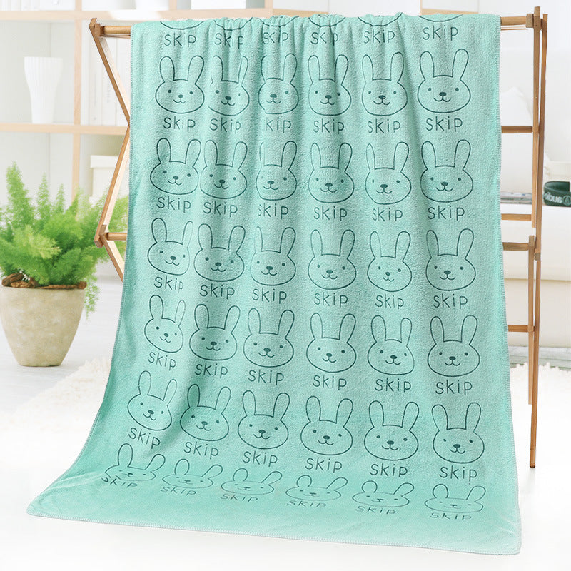 Cartoon print beach towel