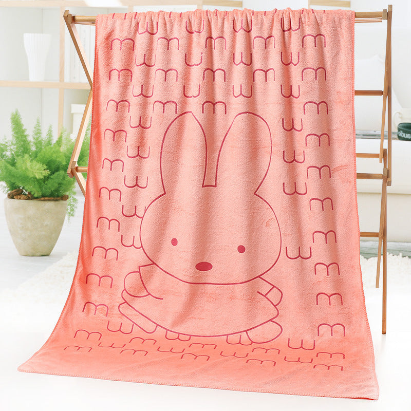 Cartoon print beach towel