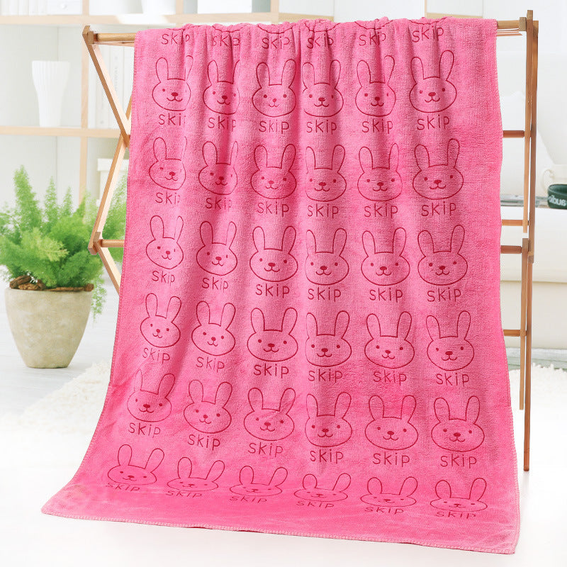 Cartoon print beach towel