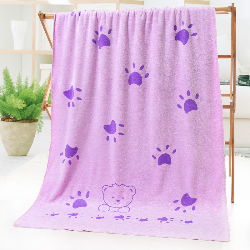 Cartoon print beach towel