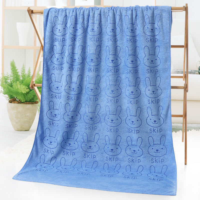 Cartoon print beach towel