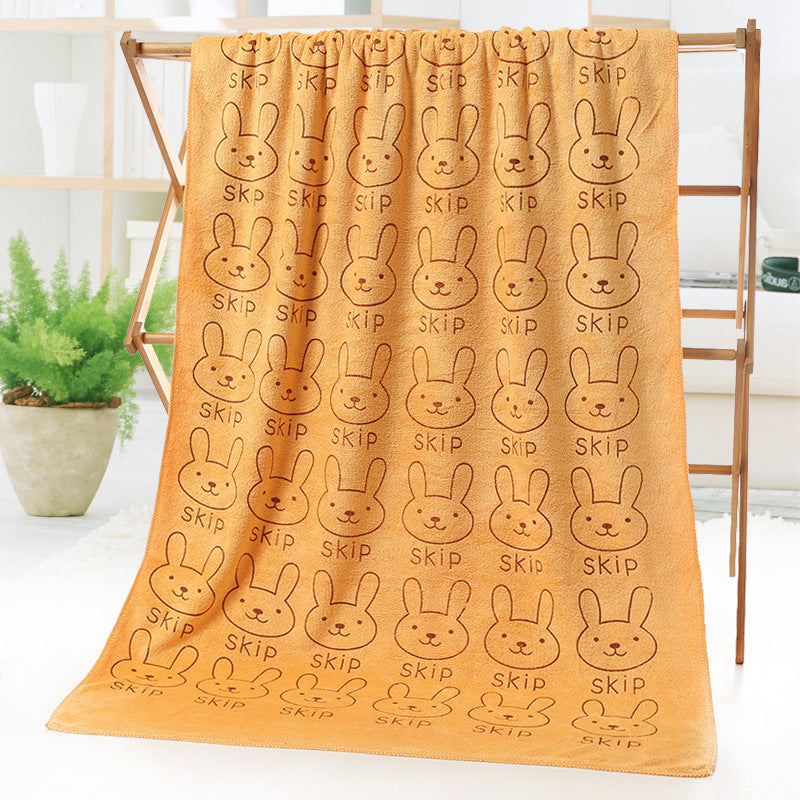 Cartoon print beach towel