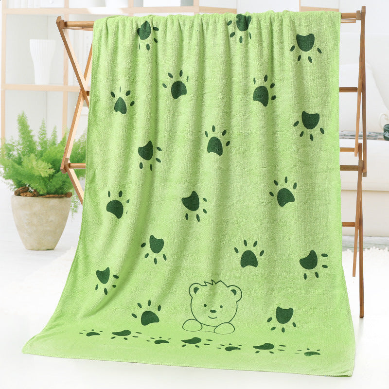 Cartoon print beach towel