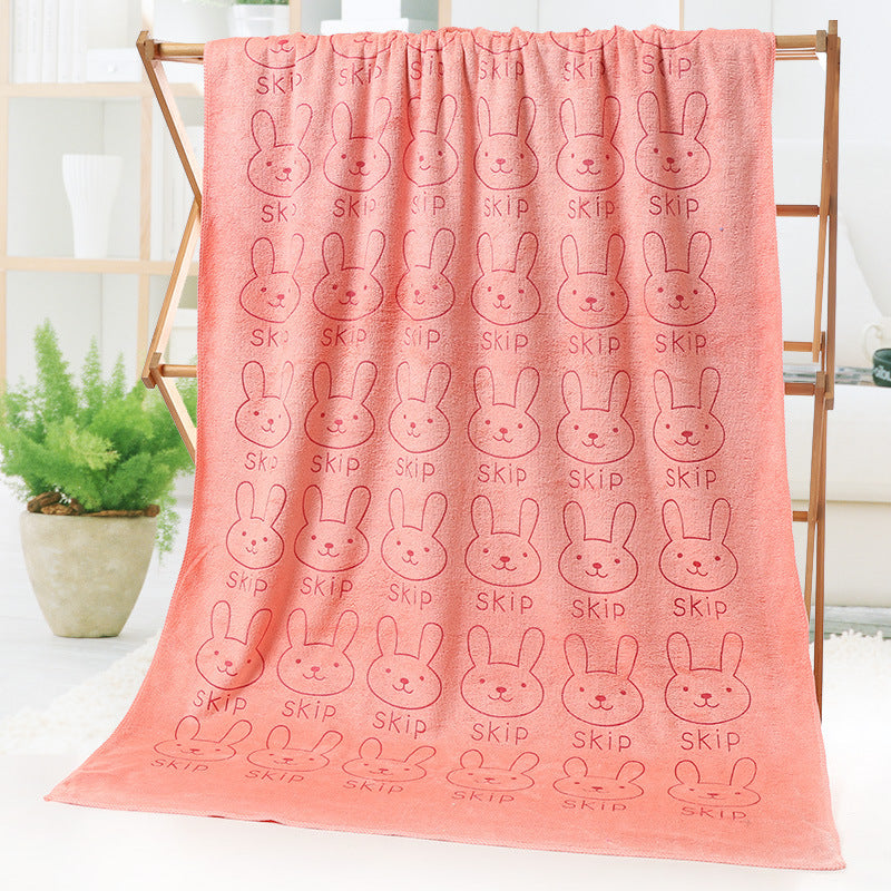 Cartoon print beach towel