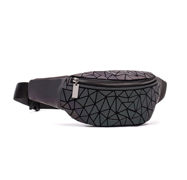 Geometry Patterned Waist Bag