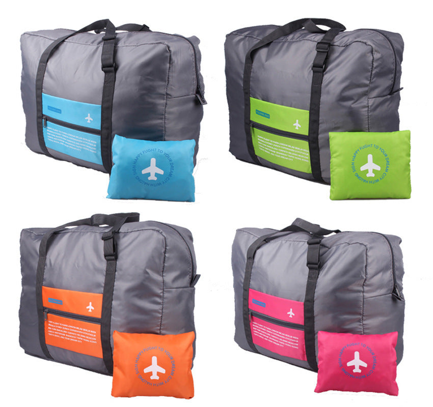 Large Capacity Foldable Travel Bag Nylon Waterproof Duffel Bag