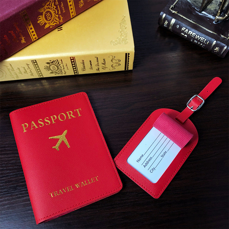 Luggage Tag & Passport Cover Set