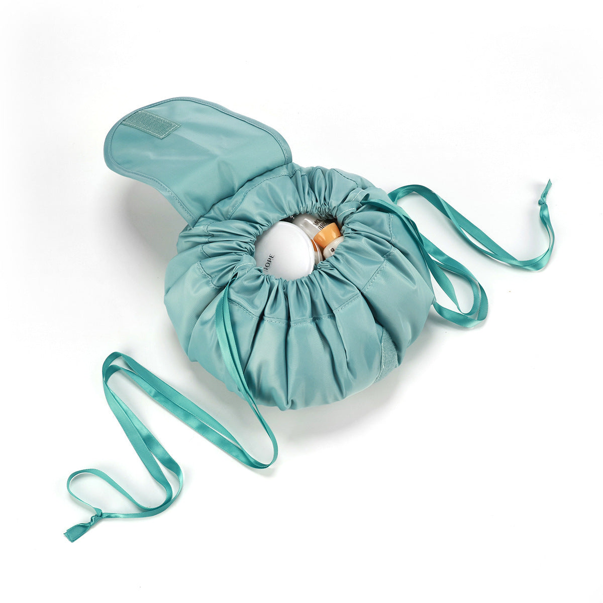 Lazy Drawstring Makeup Bag