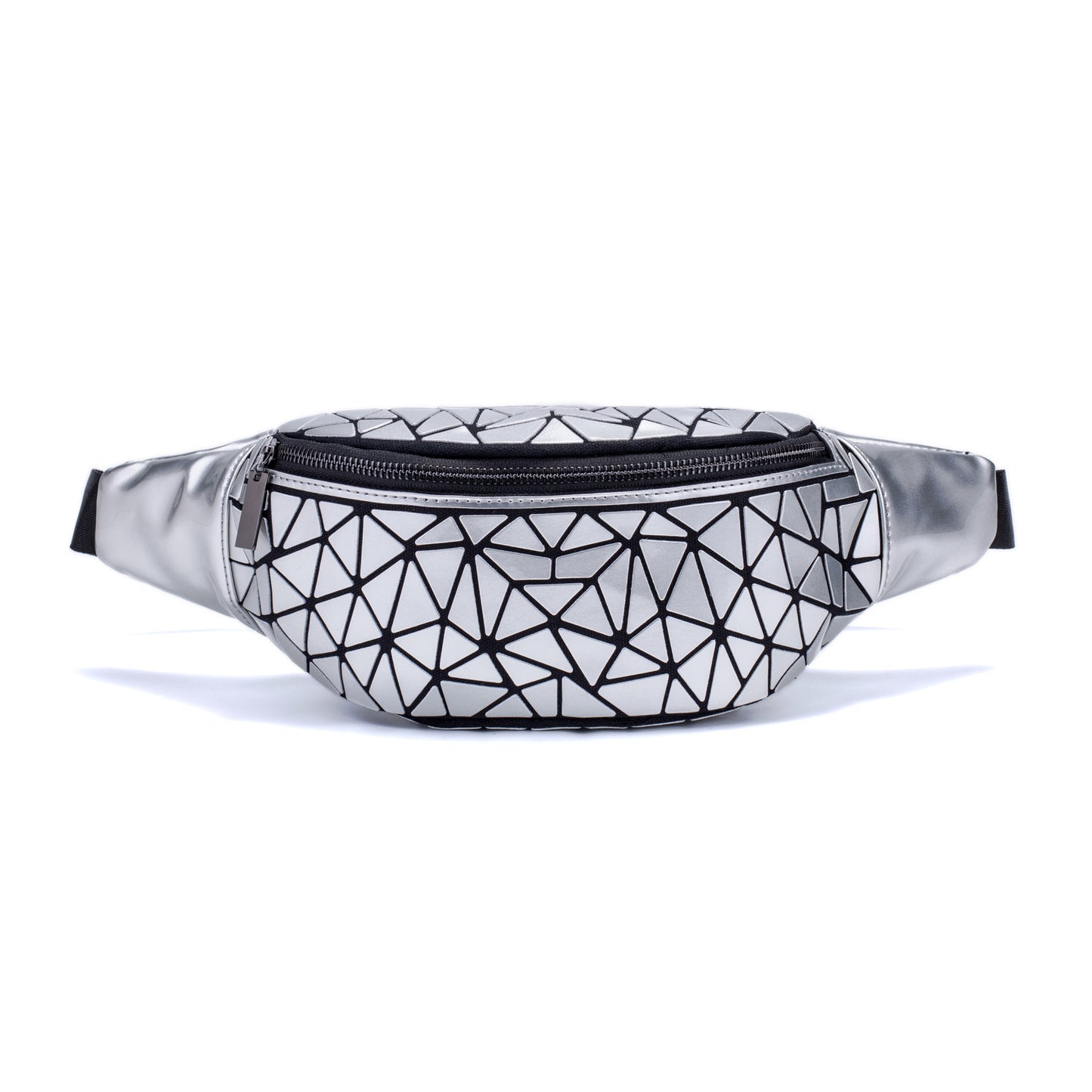Geometry Patterned Waist Bag